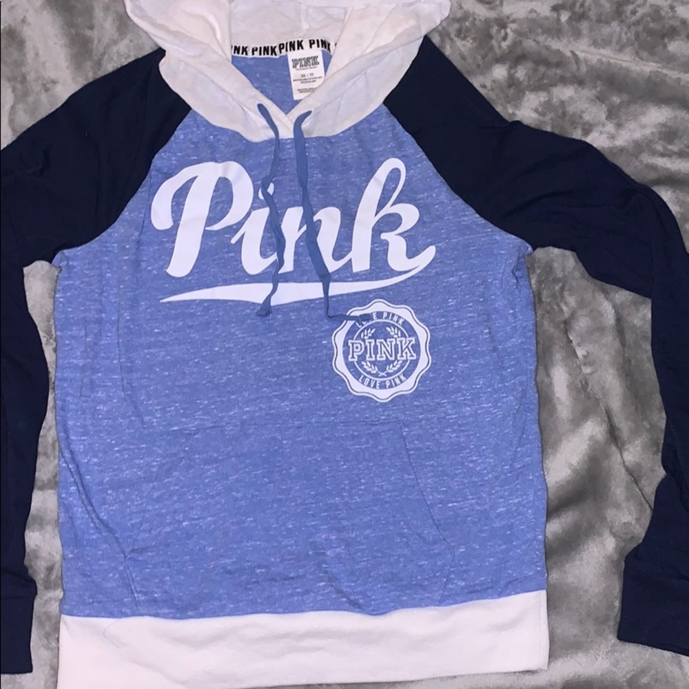 Pink long sleeve with hood